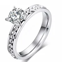 Elegantní zásnubní prsten s kamínkem
