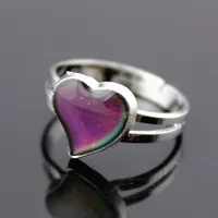 Adjustable female magic ring with heart