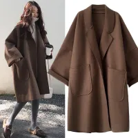 Manteau surdimensionné de luxe moderne pour femmes avec manches larges en deux coloris Prank