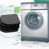 Anti-vibration pads under the washing machine