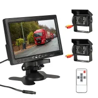 LCD monitor with rear parking camera