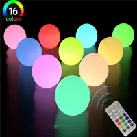 Pływające oświetlenie basenu RGB zmieniające kolor Kulki LED