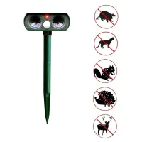 Solar animal and rodent repeller