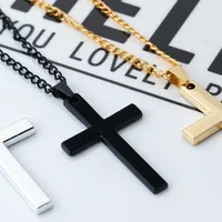Beautiful men's chain with cross