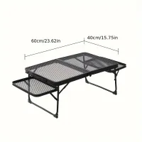 1pc Folding table for outdoor use, camping, barbecue - portable