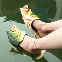 Unisex fish shaped slippers - various colours