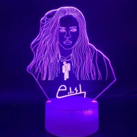 Billie Eilish - stylowa lampa stołowa