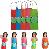 Cute baby apron with frog