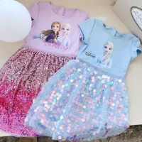 Dívčí šaty - Elsa a Anna