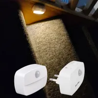 Night light for socket with motion sensor