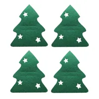 Christmas cutlery case - tree 4 pcs V132