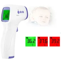 Contactless infrared thermometer for measuring body temperature and objects