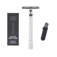 Men's manual shaving machine Adjustable shaving machine with double blade stainless steel Classic shaving machine for men 10.3 x 4 cm