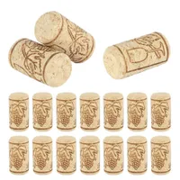 Cork wine stoppers with printing 100 pcs