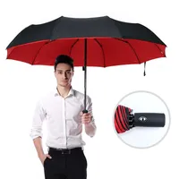 Vetrací plne automatický dvojvrstvový dáždnik