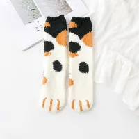 Roztomilé dámské hřejivé ponožky na spaní