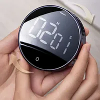 Cronometru digital LED magnetic (Argintiu)