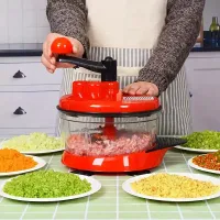 1pcs, Mill To Meat, Chopper Vegetables, Multifunctional Squeeze To Garlic, Chopper Vegetables, Creative Crusher Fruit, Squeeze To Meat, Hand Chopper Food, Kitchen utensils, Kitchen Aids