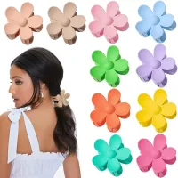 Pince à cheveux design en forme de fleur - idéale pour des coiffures stylées, plusieurs variantes de couleurs