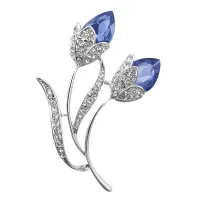 Women's brooch with Tulip theme BU14 - more variants
