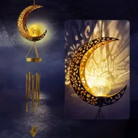 Lunární zvonek zahrady: Solární zvonek pro mámu - Měsíční magie k tanci na větru