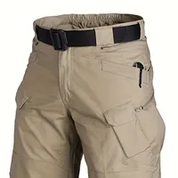 Mužské multifunkčné taktické šortky - vodotesné vonkajšie nákladné šortky s vreckami, ideálne pre turistiku a trekking