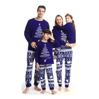 Rodinné tematické vianočné pyžamo so stromčekom