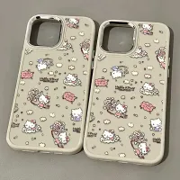 Protective case for phone with Hello Kitty in Y2K design - cute silicone case