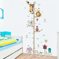 Children's Self-adhesive Wall Meter Animal