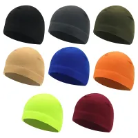 Autumn and winter cycling fleece hats for men and women - warm and windproof