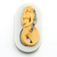 Silicone form mermaid