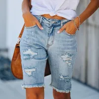 Women's fashion denim shorts - Sally