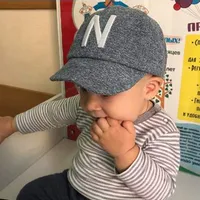 Children's cap with letter