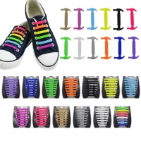 Silikonové unisex tkaničky do bot Revital - 16ks - různé barvy
