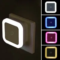 Wireless LED night light for socket