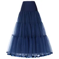 Long petticoat fluffy vintage petticoat with crinoline