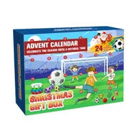 Karácsonyi advent naptár - foci témájú kulcstartók