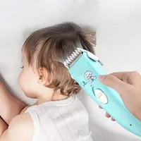 Children's electric hair trimmer with cute motif