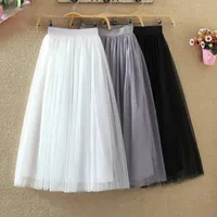 Ladies elegant tulle skirt in different colours