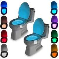 LED osvetlenie toalety | 8 farieb