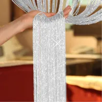 Beautiful long string curtain