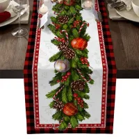 Făță de masă decorativă de Crăciun 200 x 33 cm - Randy