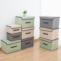 Storage box with lid