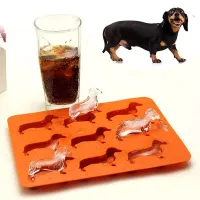 3D form for chocolate cake dachshund, form for ice with beer, party DIY fondan, baking, cooking, decoration, tools