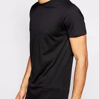 Pánské luxusní moderní stylové jednobarevné pohodlné tričko s krátkým rukávem