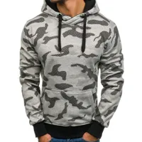 Men's sweatshirt with hood Germen - grey