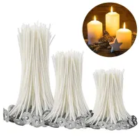 50 pcs Bezdymové wicky candles made of pure cotton for DIY making candles Pre-worn wicky party accessories