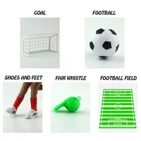 Set mini fotbal pentru 2 jucători