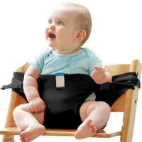 Bezpečnostní přenosné elastické sedadlo na dětskou jídelní židličku