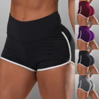 Women's summer sports shorts with high waist